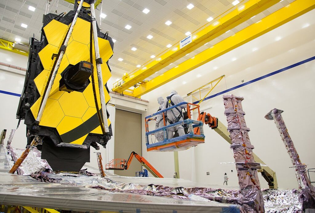 Integration of the James Webb Space Telescope